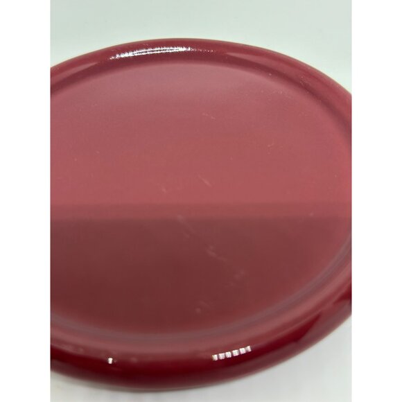 VTG Longaberger Woven Traditions Paprika Pottery Crock | 1 Pint Pottery w/ Lid - Picture 8 of 8